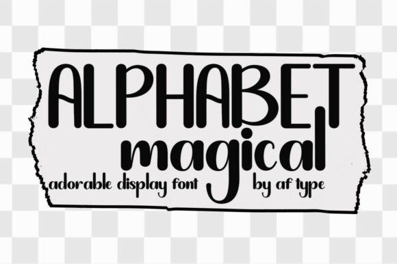 Alphabet Magical Font: A Handwritten Touch for Branding