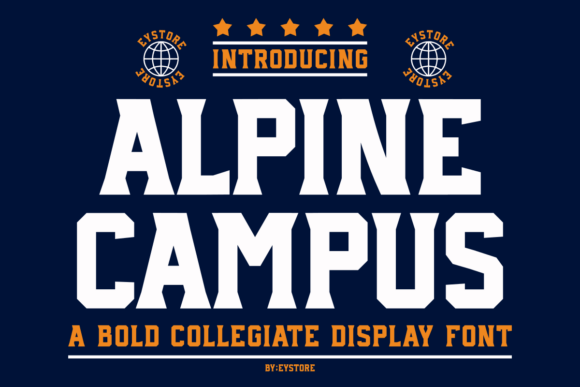 Alpine Campus Font for Bold Editorial Design