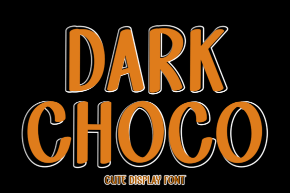 Dark Choco Font: A Soft Display Typeface for Editorial Design