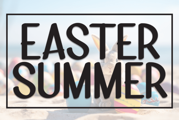 Easter Summer: A Lighthearted Display Font for Modern Web Design