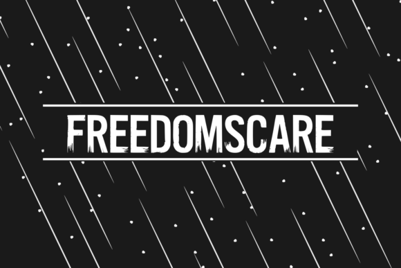 Freedomscare: A Bold Display Font for High-Impact Campaign Visuals
