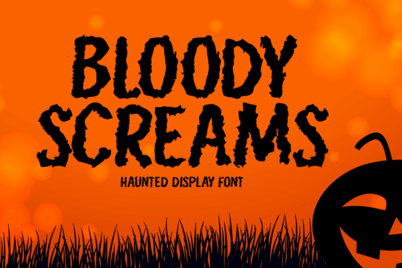 h1>Bloody Screams: A Bold Display Font for Spooky Editorial Design