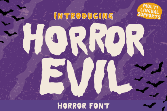 Horror Evil Font: Playful Branding for Small Business