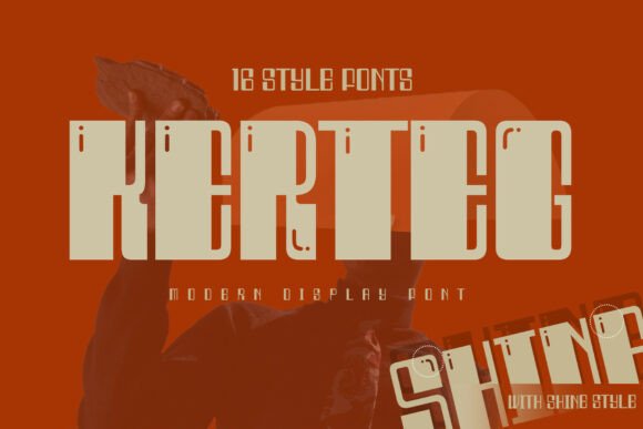 Kerteg Font: Bold Display Type for Handmade Labels