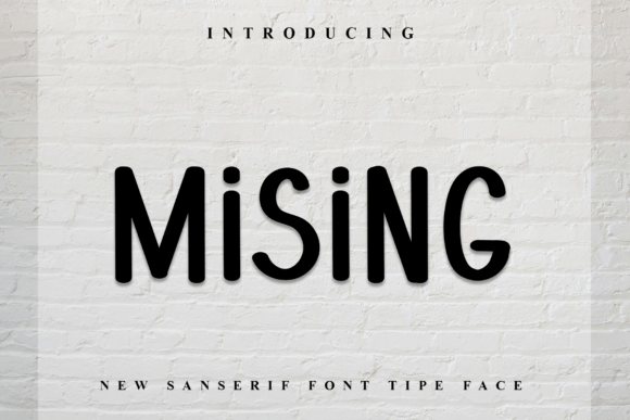Mising Font: Festive Typography for Holiday Crafts