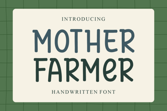 Mother Farmer Font: Authentic Editorial Typography