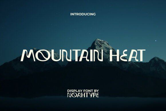 Mountain Heat: A Dynamic Display Font for Modern Web Design
