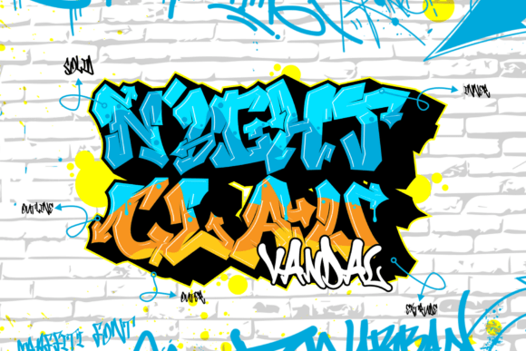 Nightclaw Vandal Font: Bold Graffiti Style for Makers