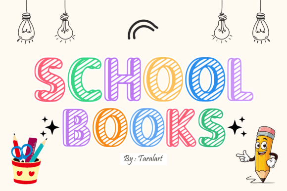 School Books: A Display Font for Bold Brand Campaigns