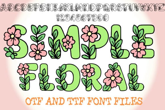 Simple Floral Font: A Designer’s Branding Case Study