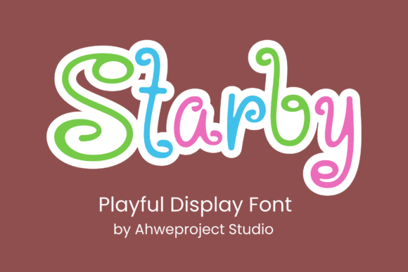 Starby Font Review: Playful Display Typography
