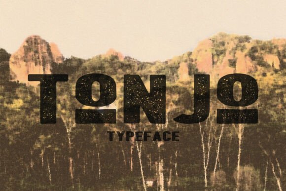 Tonjo Font: Adding Vintage Boldness to Web Layouts